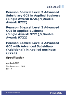 Edexcel business studies gcse coursework
